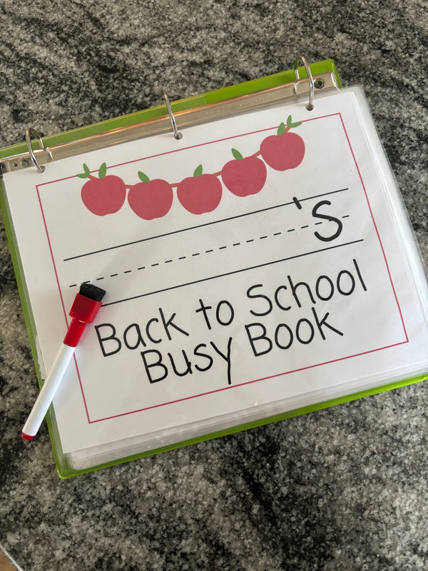 Printable Busy Book - Simplicity Home Living