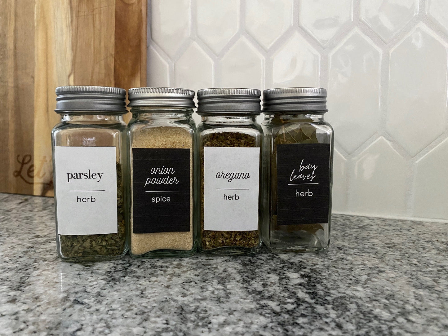 Printable Kitchen Spice Labels - Simplicity Home Living