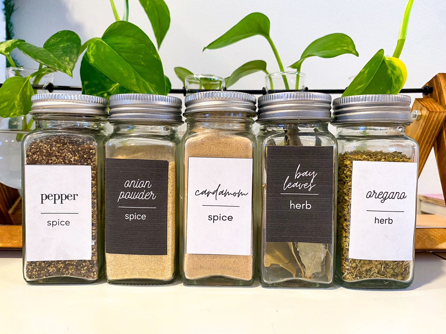 Printable Kitchen Spice Labels - Simplicity Home Living