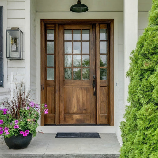 20 Gorgeous Ideas for Unique Front Door Curb Appeal - Simplicity Home Living