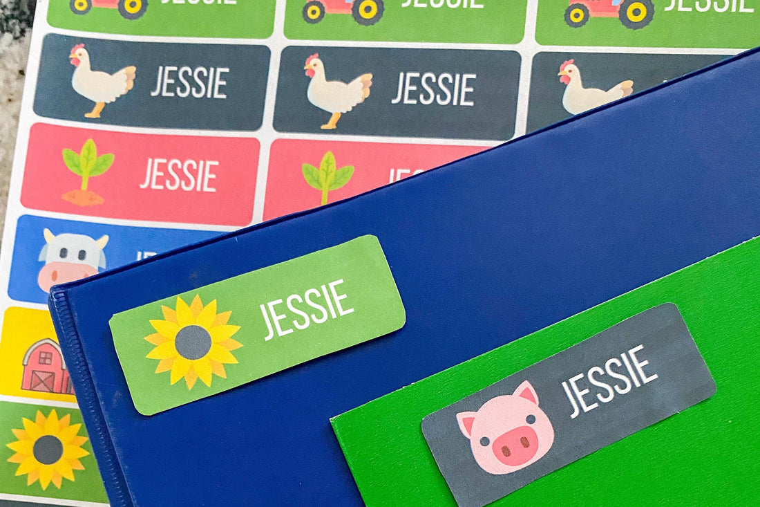 Printable Kids’ Name Labels: Unleash Creativity and Organization!