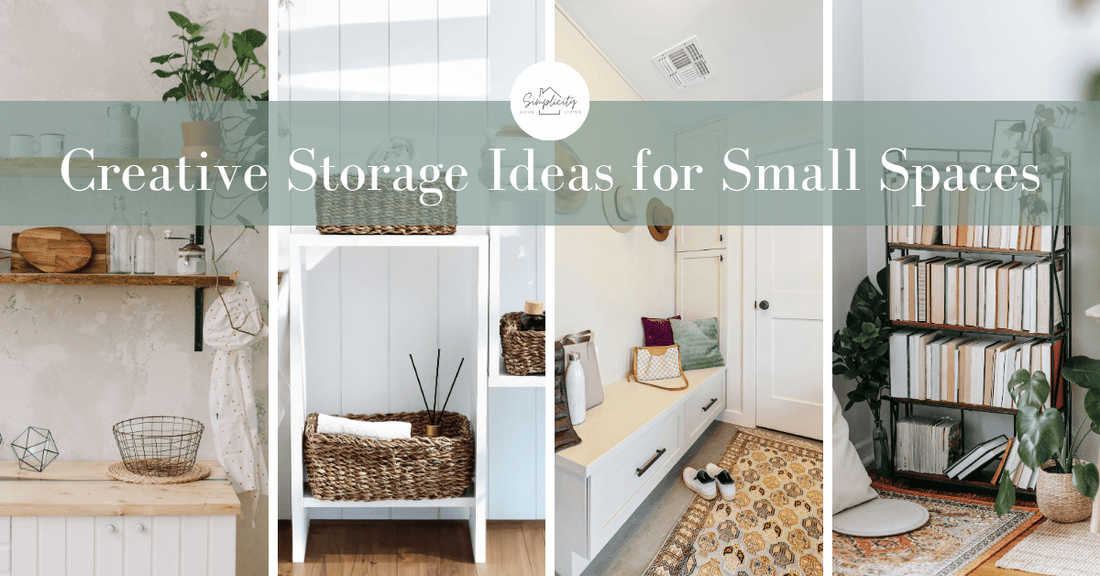 Creative Small Storage Examples Creative Storage Ideas for Small Spaces – Simplicity Home Living