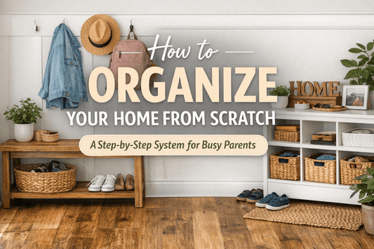 How to Organize Your Home from Scratch: A Step-by-Step System for Busy Parents - Simplicity Home Living