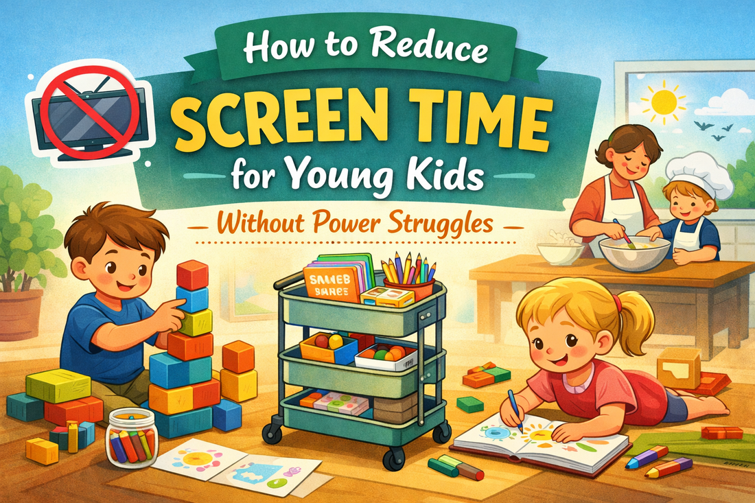 How to Reduce Screen Time for Young Kids Without Power Struggles - Simplicity Home Living