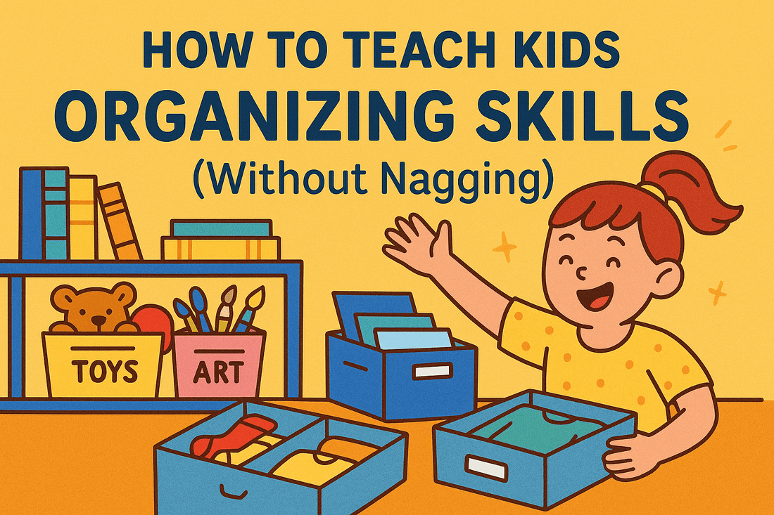 How to Teach Kids Organization Skills (Without Nagging) - Simplicity Home Living