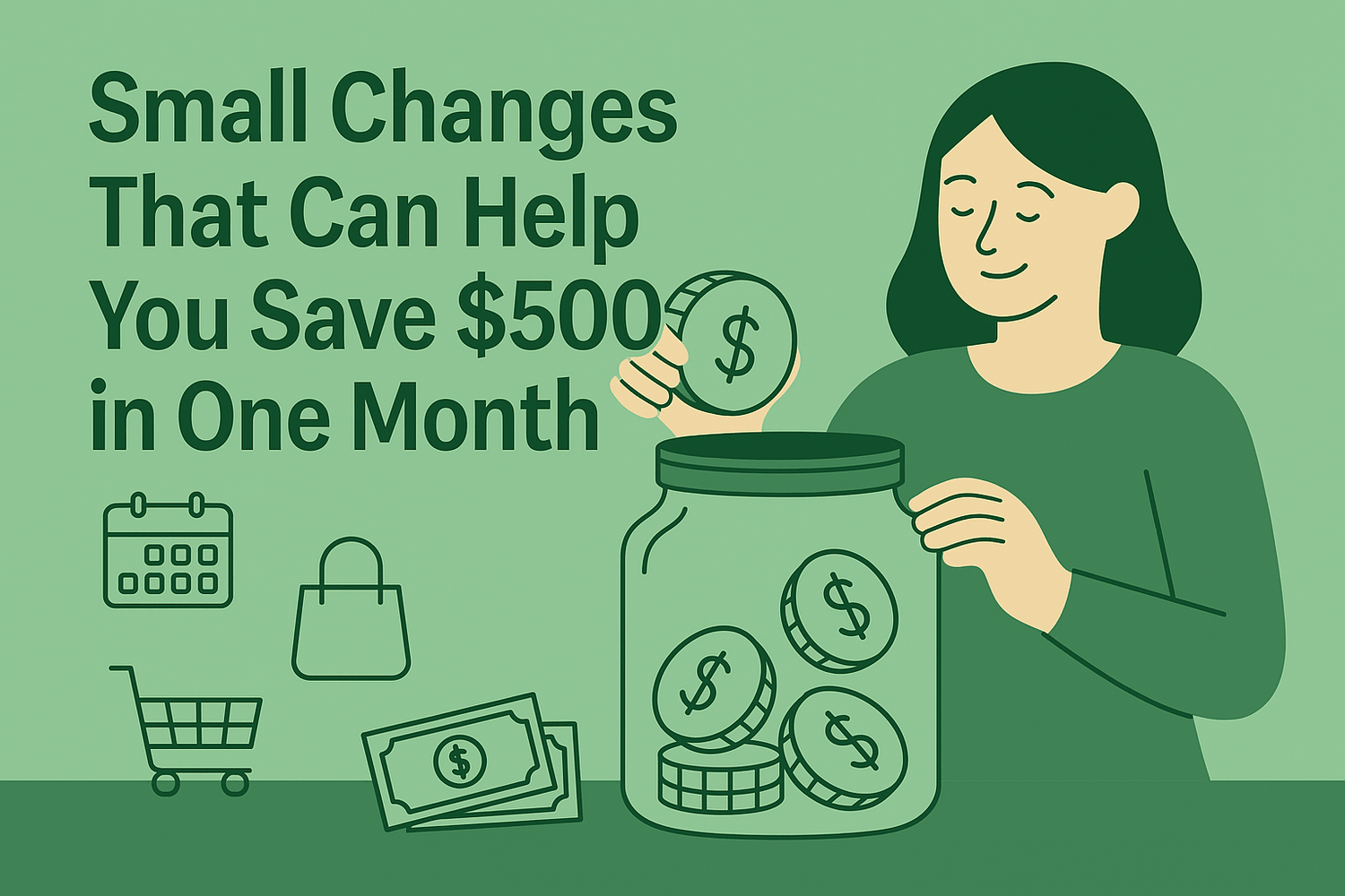Small Changes That Can Help You Save $500 in One Month β Simplicity ...