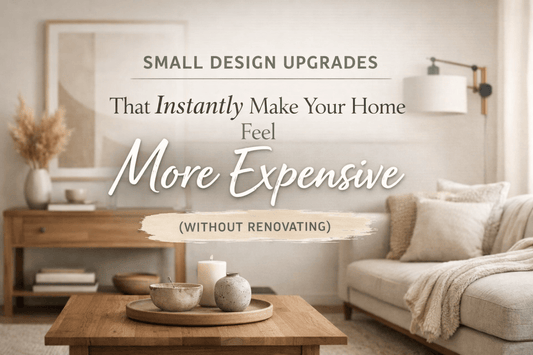 Small Design Upgrades That Instantly Make Your Home Feel More Expensive (Without Renovating) - Simplicity Home Living