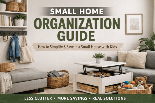 The Ultimate (Yet Simple) Small Home Organization Guide - Simplicity Home Living