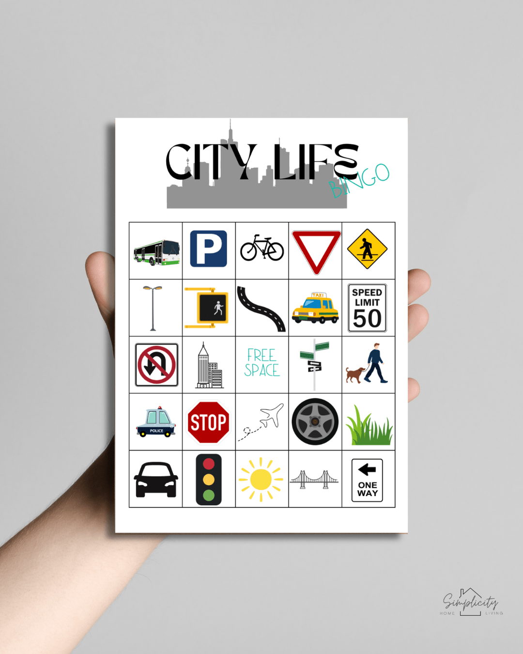 Big Adventure Bingo Card Collection | Printable Kids Activity Pack - Simplicity Home Living