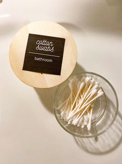 Printable Bathroom Labels - Simplicity Home Living