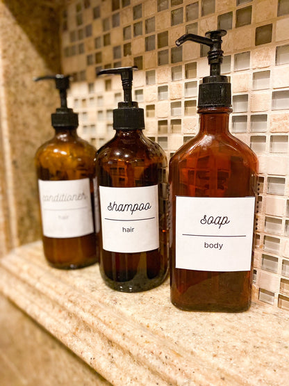 Printable Bathroom Labels - Simplicity Home Living