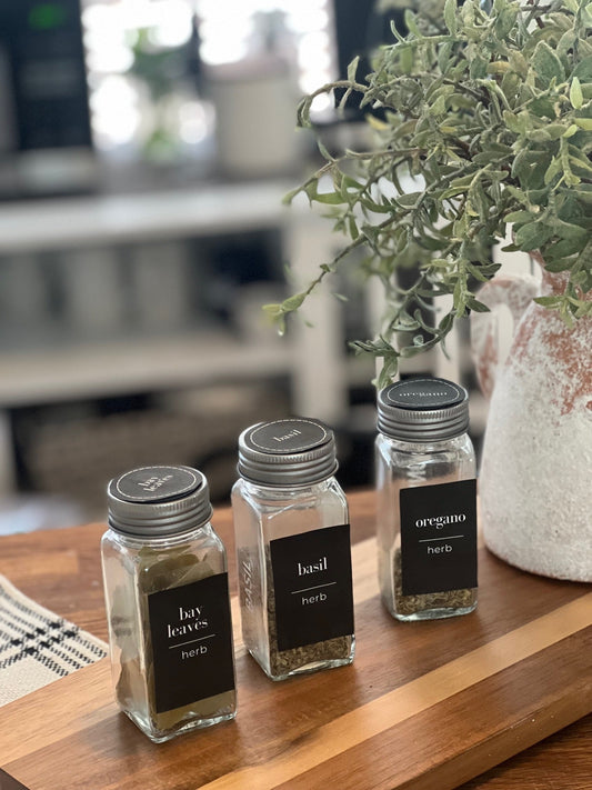 Printable Kitchen Spice Labels - Simplicity Home Living