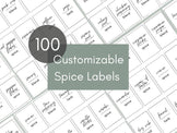 Printable Kitchen Spice Labels – Simplicity Home Living