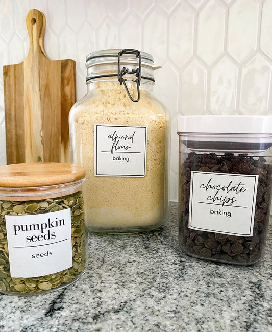 Printable Pantry Labels - Simplicity Home Living