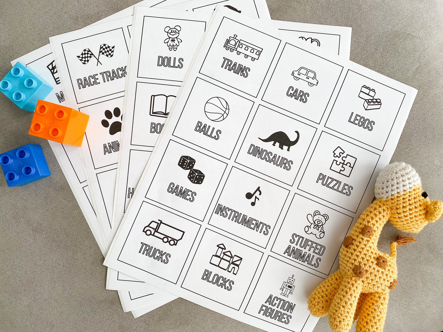 Printable Toy Bin Labels - Simplicity Home Living